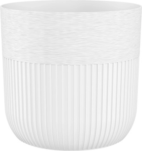 Maceta Luca 160 mm blanca