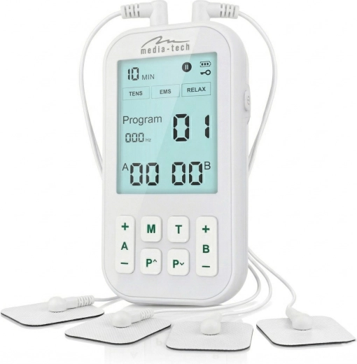 Masajeador y electroestimulador muscular TENS/EMS Media-Tech