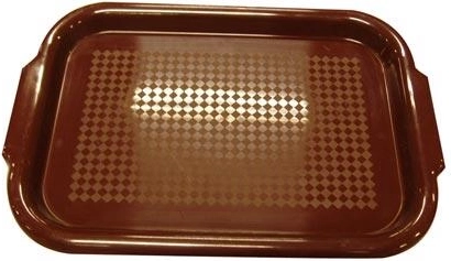 Bandeja de servir de plástico 39 × 26 cm, surtido de colores