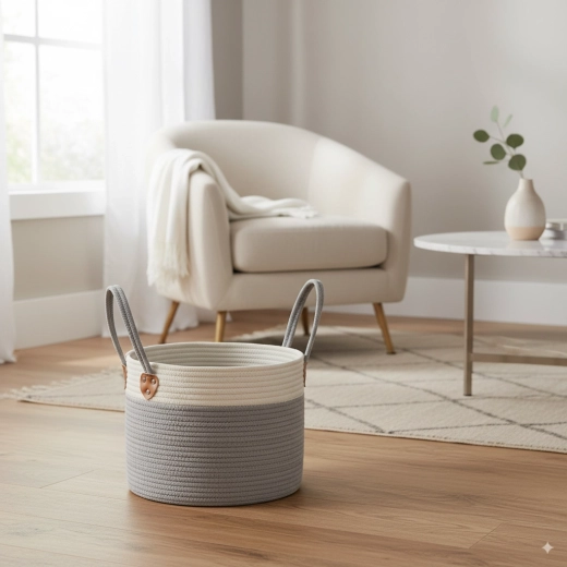 Textil suave y resistente que protege el contenido y los suelos