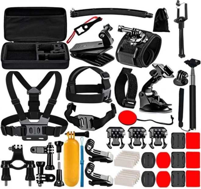 Set de accesorios para cámaras de acción Puluz 50 en 1