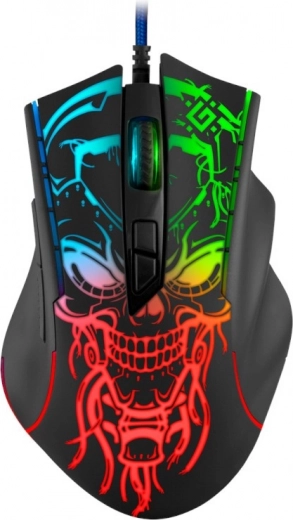 Ratón gaming con cable BULLETSTORM GM-928, RGB, 7 botones