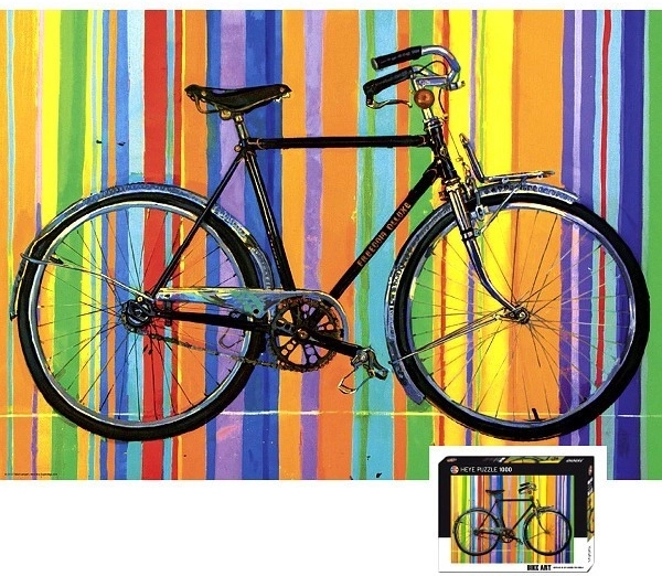 Puzzle HEYE Bike Art: Freedom Deluxe 1000 piezas