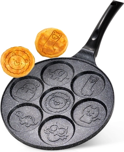 Sartén de granito para huevos con 7 moldes 26 cm