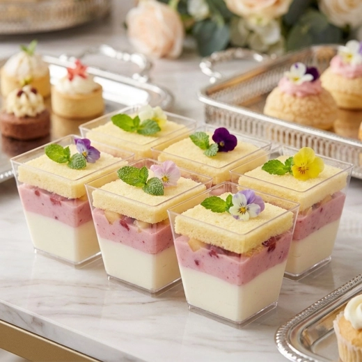 Ideal para mini postres y aperitivos
