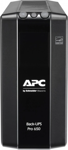Fuente de alimentación de respaldo APC Back-UPS Pro 650VA con AVR y LCD, 6x IEC C13