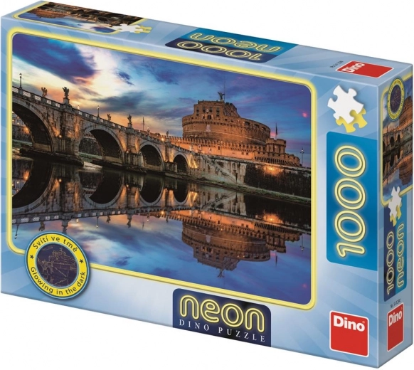 Puzle neón Castel Sant’Angelo 1000 piezas