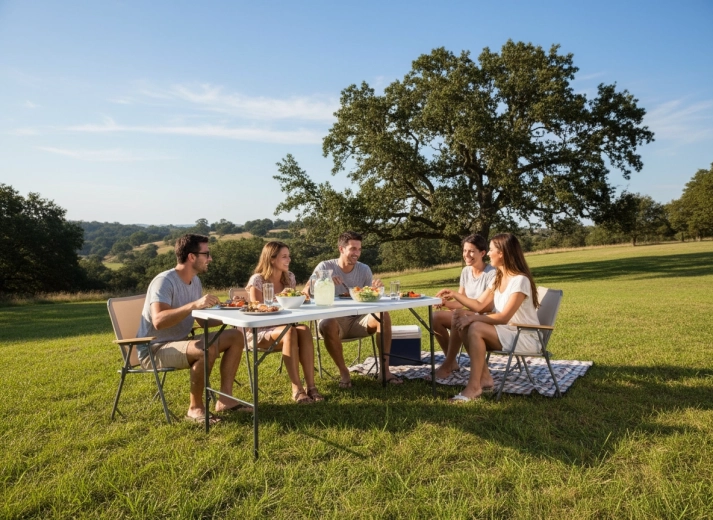 Estructura estable para eventos al aire libre
