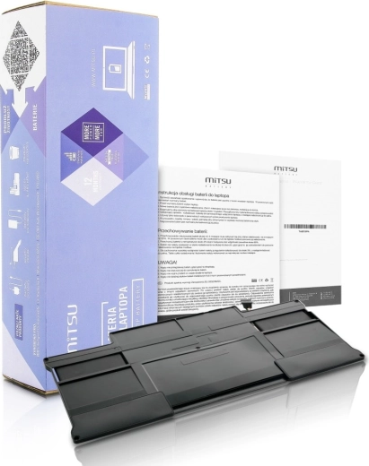 Batería MITSU para Apple MacBook Air 5200 mAh (38 Wh) 7,3 V