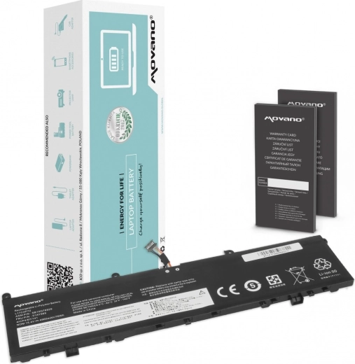 Batería Movano para Lenovo ThinkPad P1 y X1 Extreme (1.ª y 2.ª generación) 4960 mAh 76 Wh