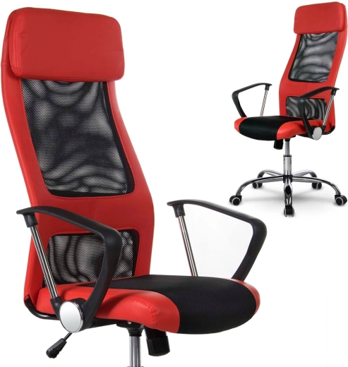 Sofotel Rio moderna silla de oficina alta roja