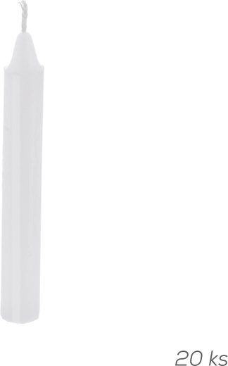 Velas de cera blancas para carrusel angelical 20 uds