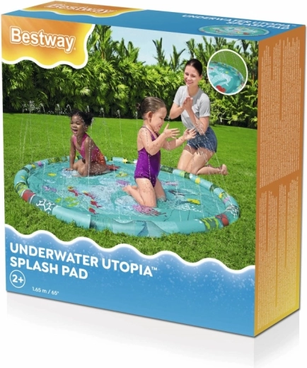 Alfombrilla acuática infantil con rociadores y fuente Bestway de 165 cm