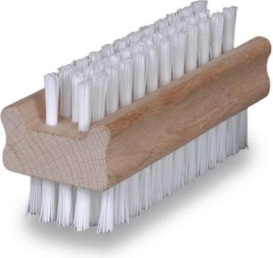 Cepillo de madera de doble cara para manos y uñas 10 cm TORO