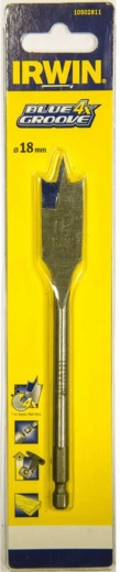 Broca plana para madera 18 mm IRWIN BLUE GROOVE