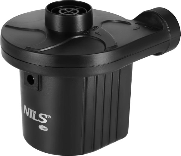 Bomba de aire eléctrica NILS Camp 12 V con adaptadores