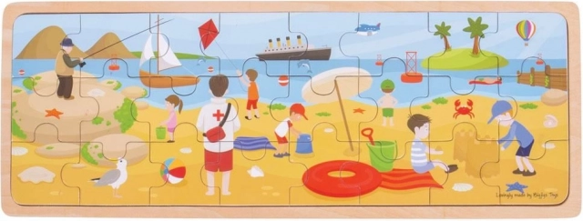 Puzle de madera En la playa