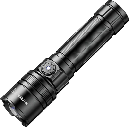 Linterna SUPERFIRE Y25 con diodo láser, 600 lm y alcance de 450 m