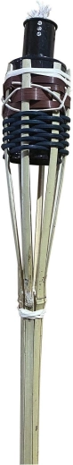 Antorcha de bambú Viga 60 cm negra