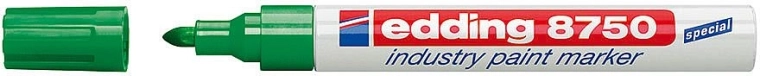 Rotulador industrial de pintura Edding 8750 verde