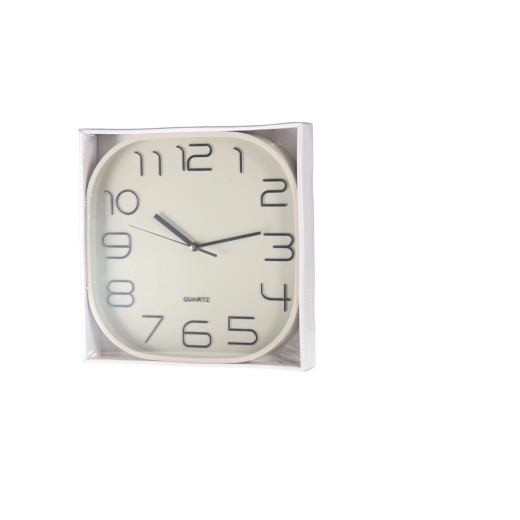 Reloj de pared cuadrado Quartz 30,3 cm