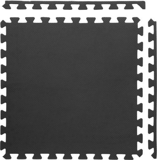 Alfombra protectora tipo puzzle ONE Fitness MP10 de espuma EVA, 122 × 122 cm, 10 mm