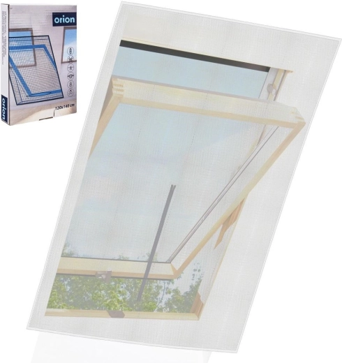 Mosquitera para ventana de tejado blanca 140 × 120 cm