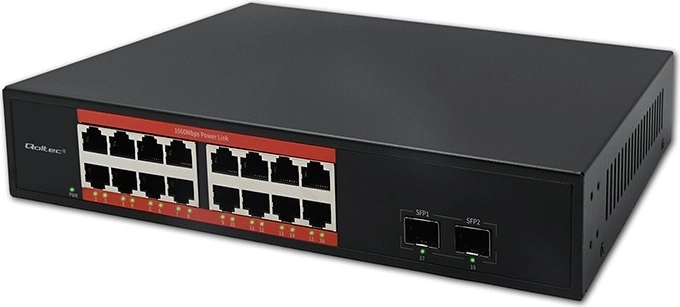 Dos uplinks SFP para conexiones ópticas rápidas