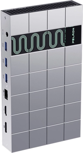 Estación de acoplamiento Peladn G2E Thunderbolt 5 plateada