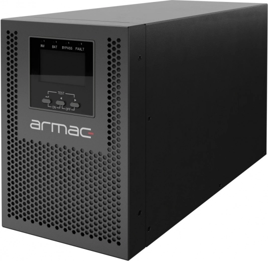 Fuente de alimentación de respaldo UPS Armac Office On‑Line PF1 1000 VA con LCD, 4× IEC C13, chasis metálico, dust‑free