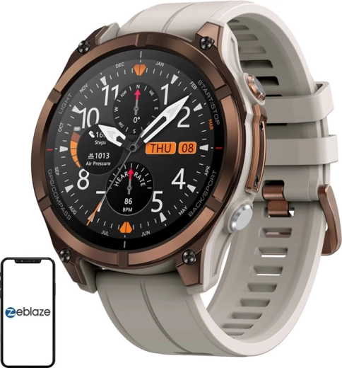 Zeblaze Stratos 4 Pro reloj inteligente para exterior marrón