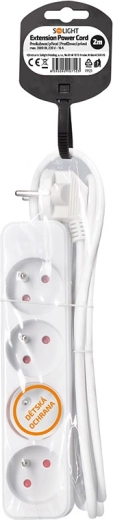 2 metros de cable y enchufe angular