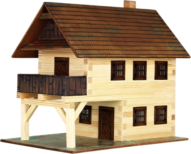Walachia maqueta de madera para montar con pegamento Ayuntamiento