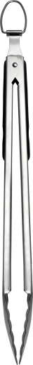 Pinzas para barbacoa de acero inoxidable de 43 cm con mango TPR