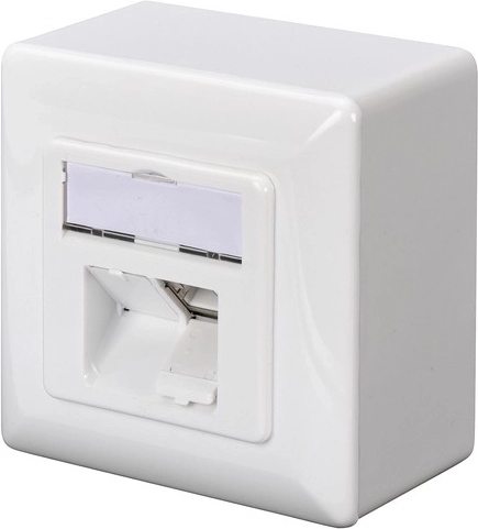 Toma de pared apantallada cat.5e 2x RJ45