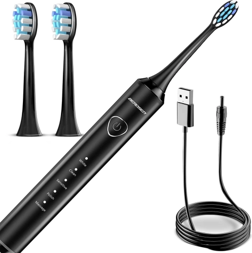 Kit completo con carga USB y 2 cabezales