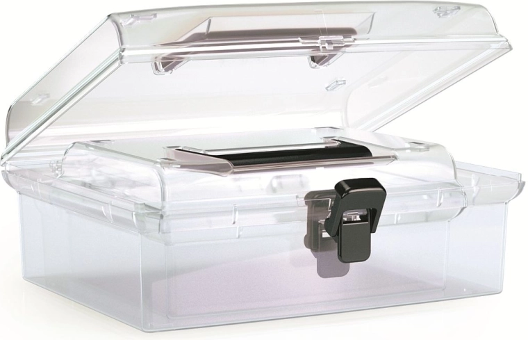 Organizadores de plástico NUF set 2 en 1, negros, 245 × 214 × 100 mm