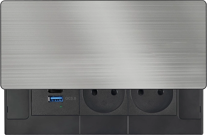 Carga rápida USB: USB‑C PD 20 W + USB‑A QC 3.0