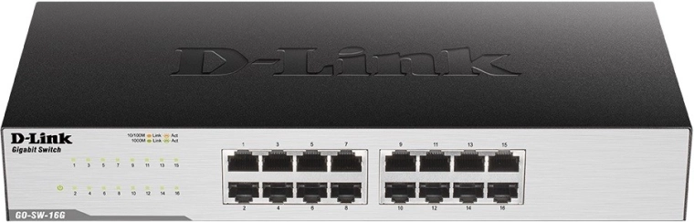 GO-SW-16G switch GIGABIT de sobremesa con 16 puertos