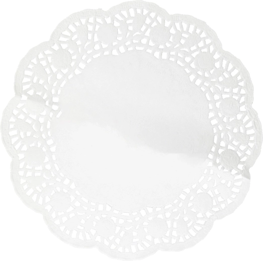 Juego de bases de papel para tartas 48 uds blanco (24 rectangulares + 24 redondas)