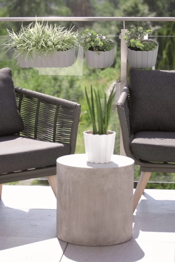Ideal para balcón, alféizar y terraza