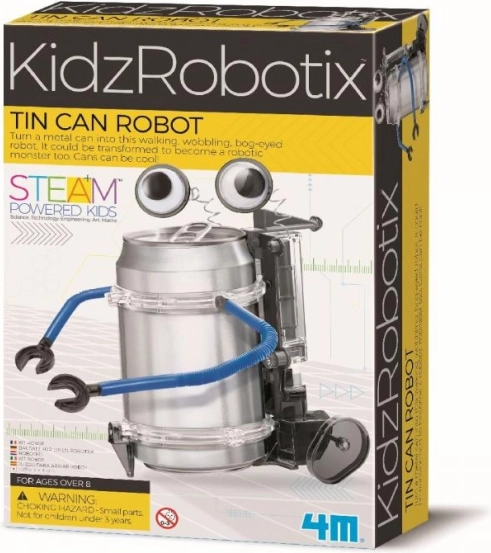 Robot de lata 4M – kit STEM creativo para niños