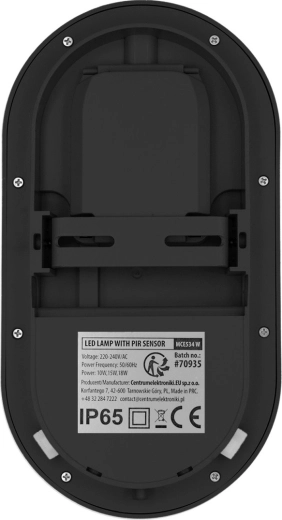 Apta también para exterior – protección IP65