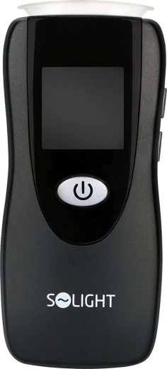Solight alcoholímetro profesional sin contacto con sensor Fuel Cell (0–5 ‰ BAC) - 1 pieza