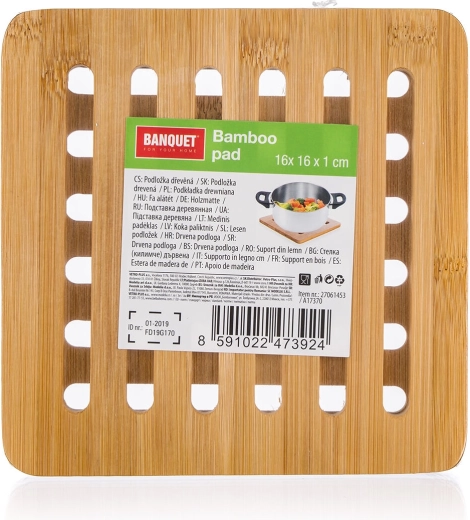 Tamaño compacto 16 × 16 × 1 cm