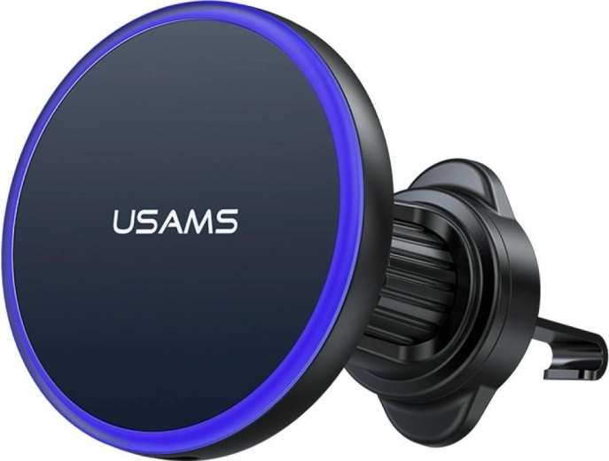 Soporte magnético para coche para la rejilla de ventilación con carga inalámbrica USAMS