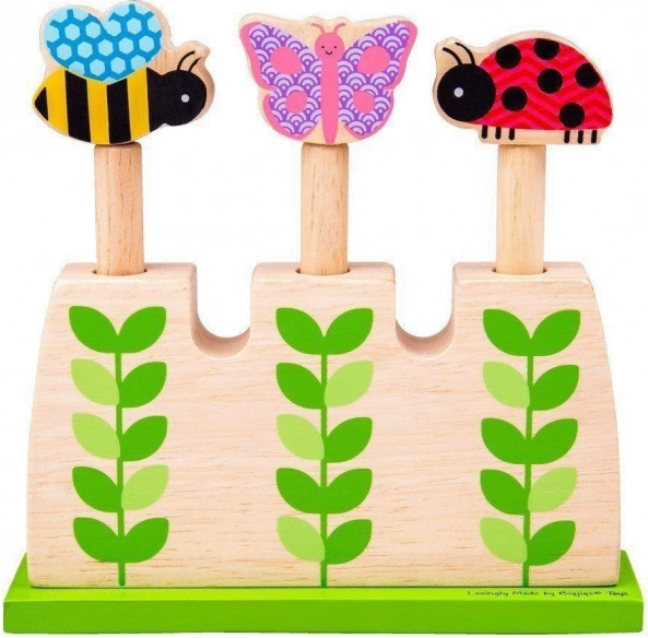 Torre de encaje Garden de Bigjigs Toys