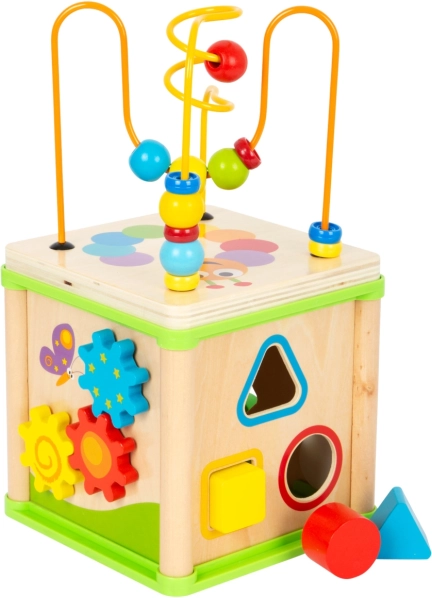 Cubo de motricidad de madera Prado small foot