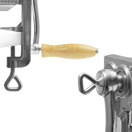 Manivela con mango de madera