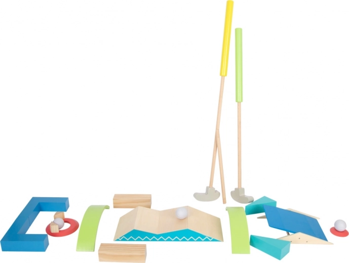Set de minigolf infantil small foot Active de madera FSC